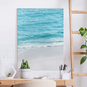 Tableau sur toile - Gentle Waves In Malibu - Format portrait 3:4