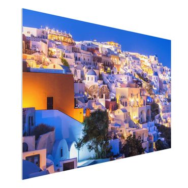 Impression sur forex - Santorini At Night - Format paysage 3:2