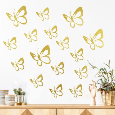 Sticker mural - Butterfly swarm Set