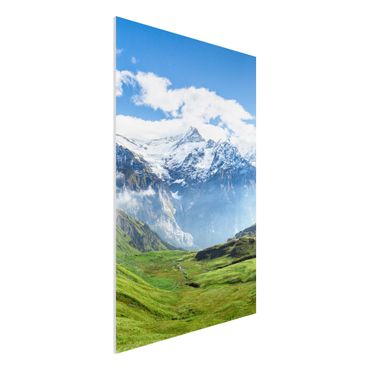 Impression sur forex - Swiss Alpine Panorama - Format portrait 2:3