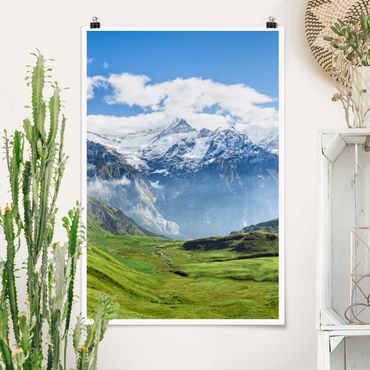 Poster - Swiss Alpine Panorama