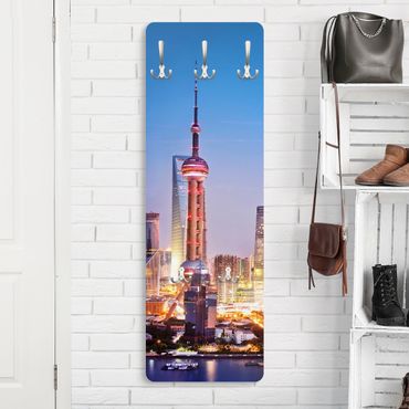 Porte-manteau - Shanghai Skyline