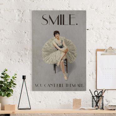 Impression sur toile - Smile, you can't kill them all