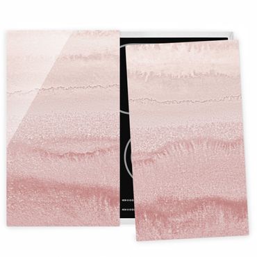 Cache plaques de cuisson - Play Of Colours In Light Pink