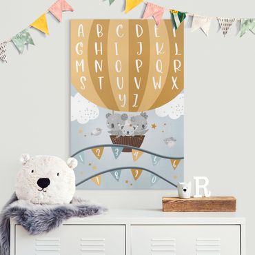 Tableau sur toile - Playoom Mat ABC - Learning Easily with Koalas