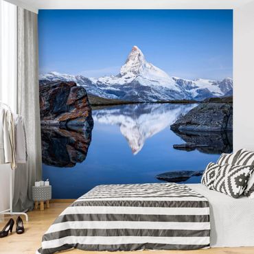 Papier peint - Stellisee Lake In Front Of The Matterhorn