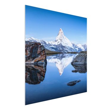 Impression sur forex - Stellisee Lake In Front Of The Matterhorn - Carré 1:1