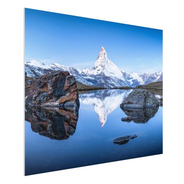 Impression sur forex - Stellisee Lake In Front Of The Matterhorn - Format paysage 4:3