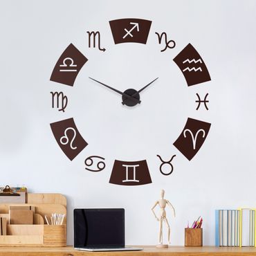 Sticker mural horloge - Star sign
