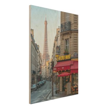 Tableau en bois - Streets Of Paris