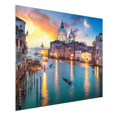 Impression sur forex - Sunset in Venice - Format paysage 4:3