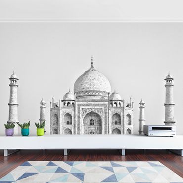 Papier peint - Taj Mahal In Gray