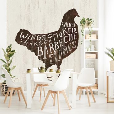 Papier peint - Farm BBQ - Chicken
