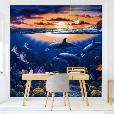 Papier peint - Dolphins World