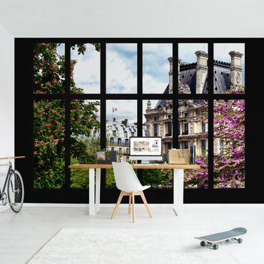 Papier peint - Window Spring II Paris