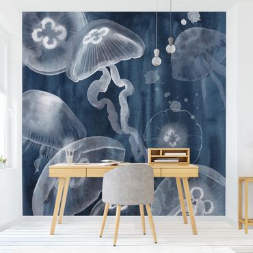 Papier peint - Moon Jellyfish I
