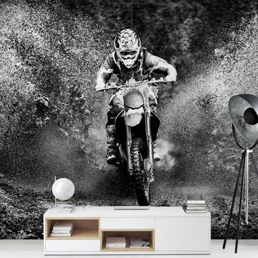 Papier peint - Motocross In The Mud