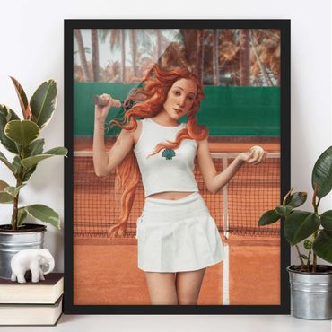 Poster encadré - Tennis Venus