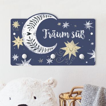 Porte-manteau enfant - Dream Cute Moon And Stars