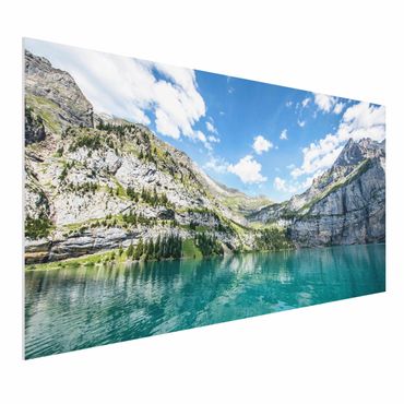 Impression sur forex - Divine Mountain Lake - Format paysage 2:1