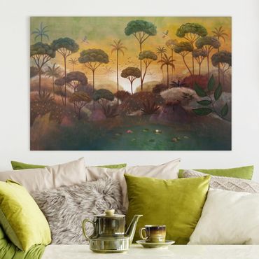 Impression sur toile - Tropical Sunrise - Format paysage 3x2