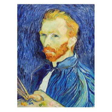 Impression sur toile - Van Gogh - Autoportrait - Format portrait 3:4