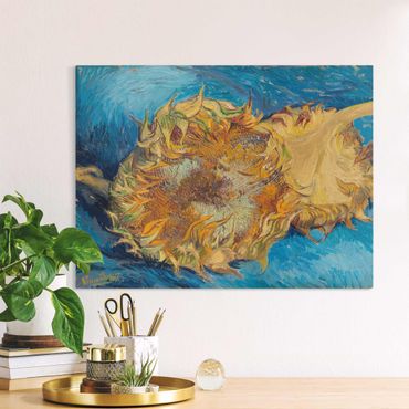Impression sur toile - Van Gogh - Tournesols - Format paysage 4:3
