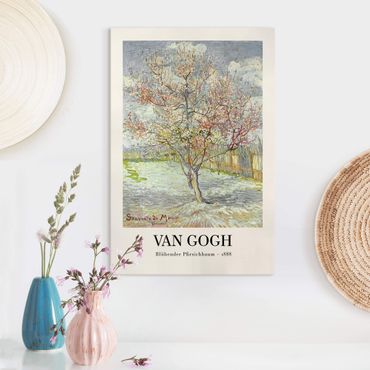 Impression sur toile - Vincent van Gogh - Blossoming Peach Tree - Museum Edition - Format portrait 2x3