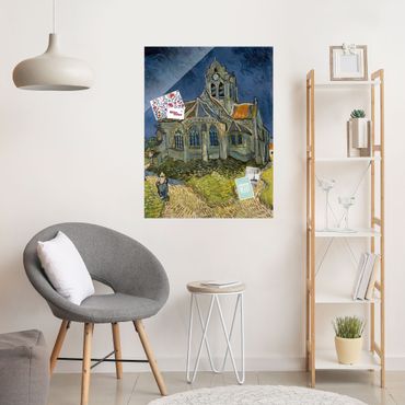 Tableau en verre - Vincent van Gogh - The Church at Auvers