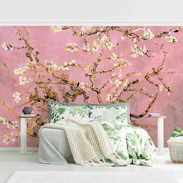 Walpaper - Vincent Van Gogh - Almond Blossom In Antique Pink