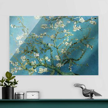 Tableau en verre - Vincent Van Gogh - Almond Blossom - Format paysage