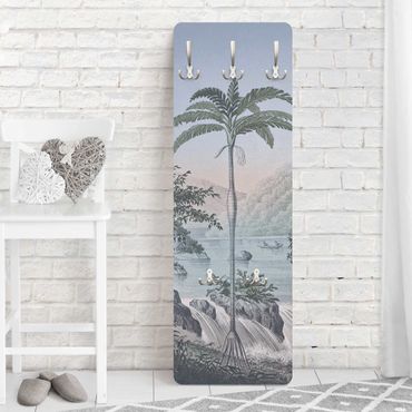 Porte-manteau - Vintage Illustration - Landscape With Palm Tree
