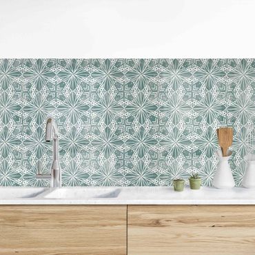 Revêtement mural cuisine - Vintage Pattern Geometric Tiles