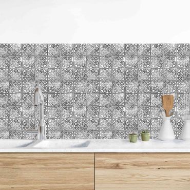 Revêtement mural cuisine - Vintage Pattern Spanish Tiles