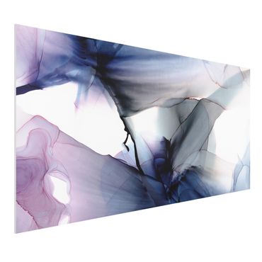 Impression sur forex - Fluid Purple - Format paysage 2:1