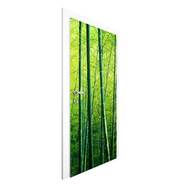 Papier peint pour porte - Bamboo Forest