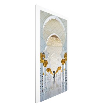 Papier peint pour porte - Mosque In Abu Dhabi