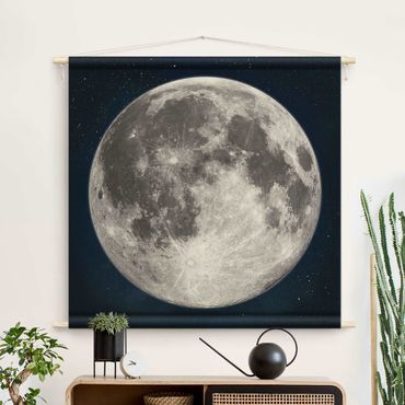 Tenture murale - Full Moon In Starry Skies