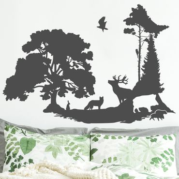 Sticker mural - Forest clearing