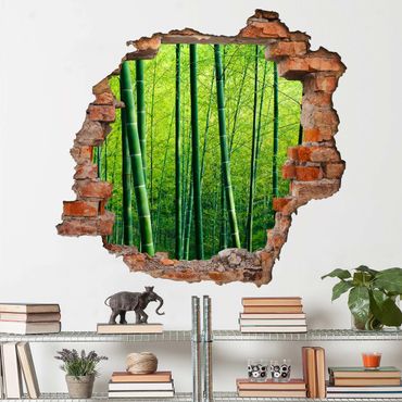 Sticker mural 3D - Bamboo Forest