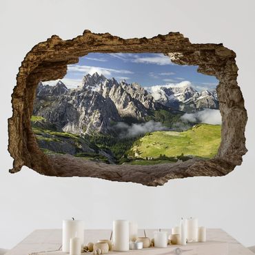 Sticker mural 3D - Italian Alps