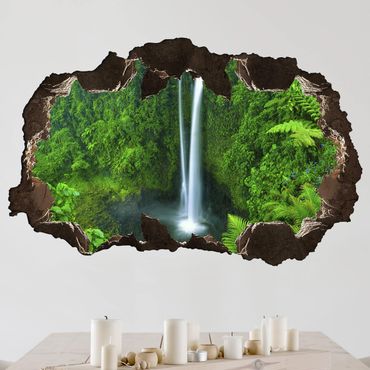 Sticker mural 3D - Heavenly Waterfall
