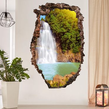 Sticker mural 3D - Waterfall Romance