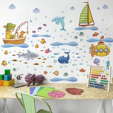 Sticker mural - Underwater World - Submarine Set