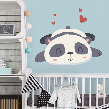 Sticker mural - Amorous Panda