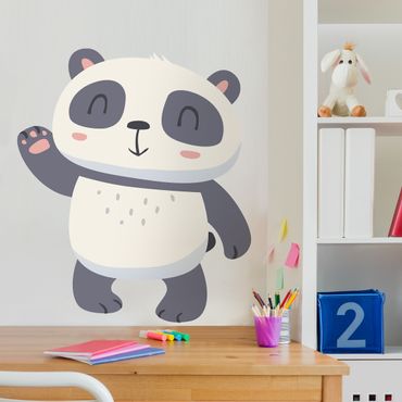 Sticker mural - Waving Panda