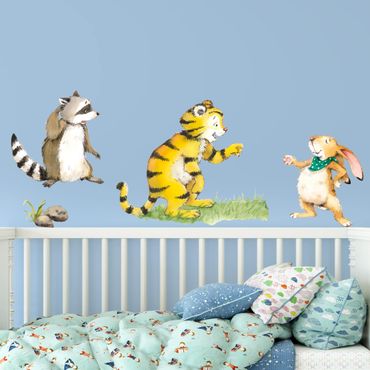 Sticker mural - Little Tiger - Friends Set