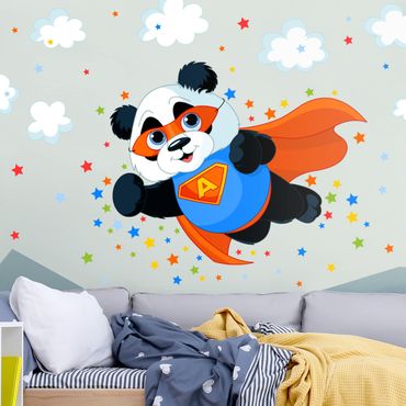 Sticker mural - Super Panda