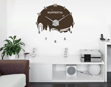 Sticker mural horloge - Clock No.RS170 Wuppertal