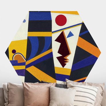 Papier peint hexagonal autocollant avec dessins - Wassily Kandinsky - Bond